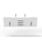 Castello Usa Nile 72" Wall Mounted  White Vanity With White Top And  Brushed Nickel Handles CB-MC-72W-BN-2053-WH - alternate 1